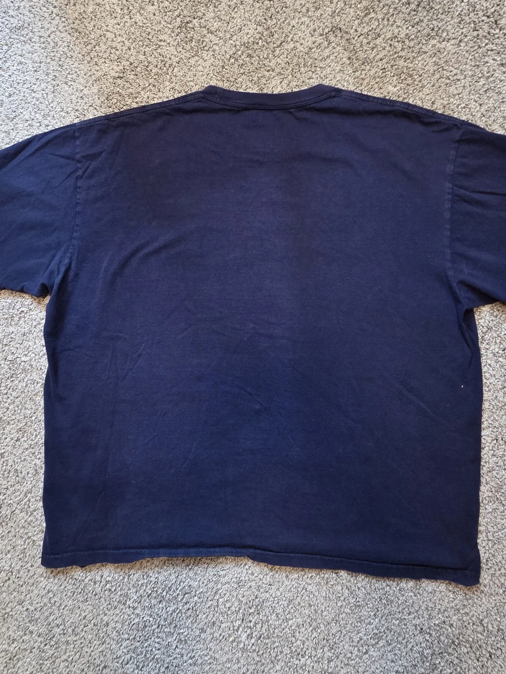 Nike Navy Embroidered Swoosh Tee Men's XL